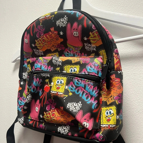 NWOT Bioworld SpongeBob Squarepants MINI Backpack - Picture 2 of 4